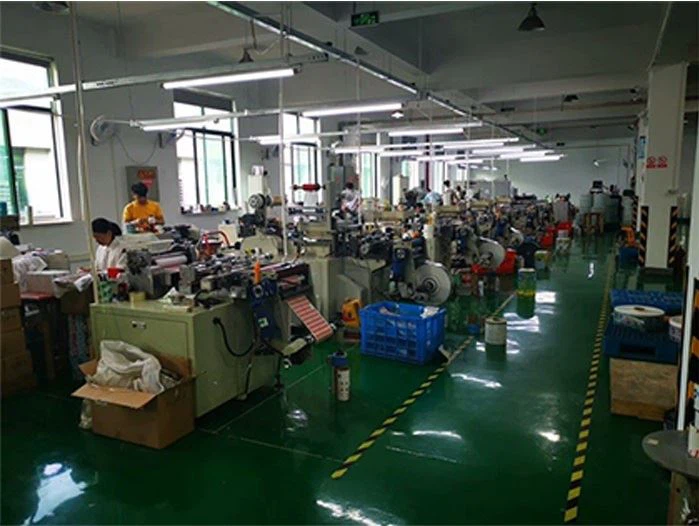 Production Workshops of label sticker.
