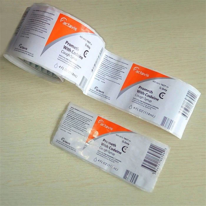 3. Actavis 4 OZ stickers