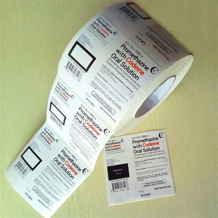 4. Par sticker labels