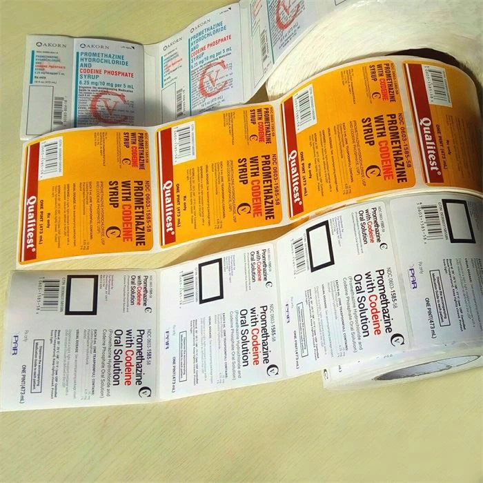 5. Roll of stickers printed for Akorn, Qualitest and Par