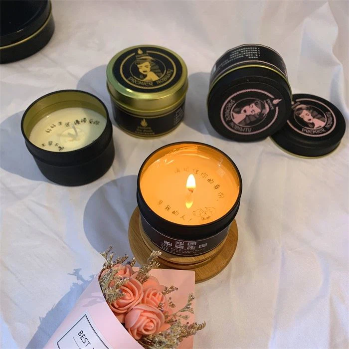 5. Natural soy wax scented candles with customized fragrances
