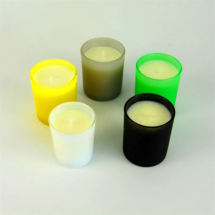 1. Smokeless scented votive candles with 100g soya wax each