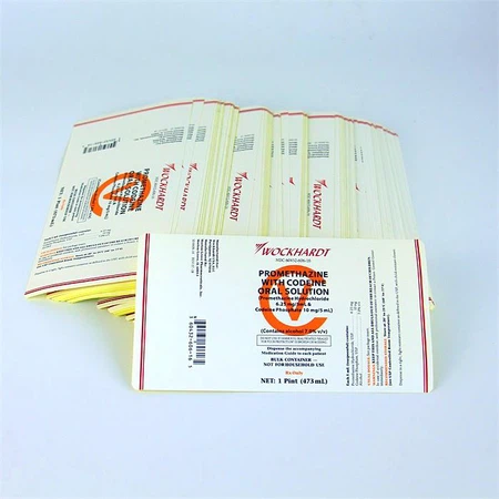 Wockhardt Oral Solution business sticker labels