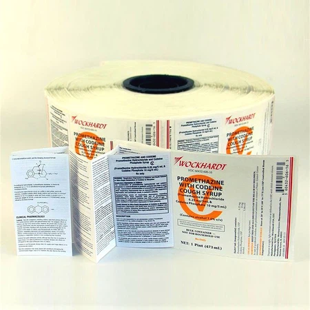 Wockhardt Multi layer adhesive sticker labels