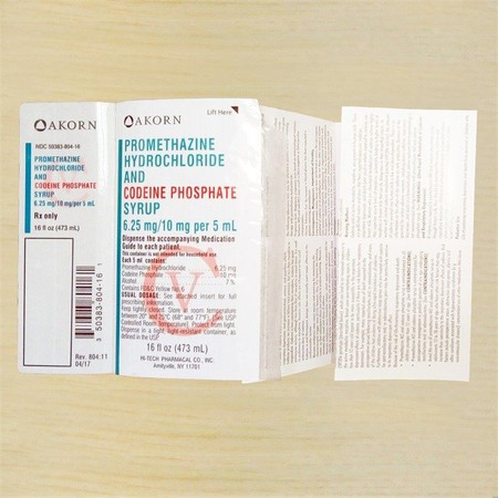 2. Akorn multi layer sticker label