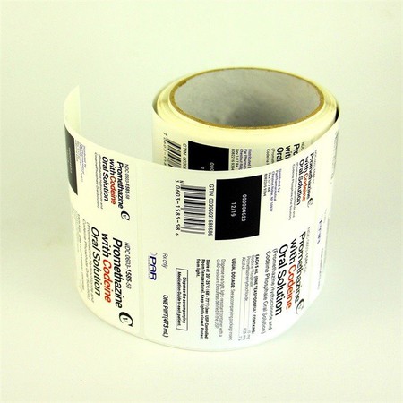 3. Par labels with batch number and expiry date