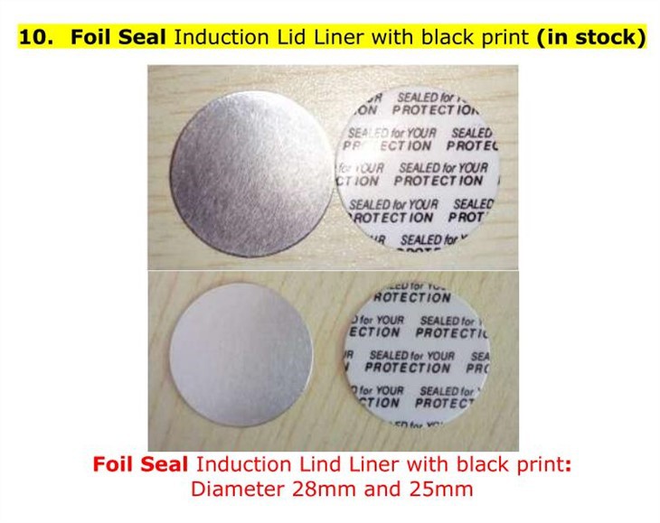 Foil Seal With Black Print