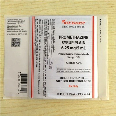 Wockhardt Plain Booklet Labels